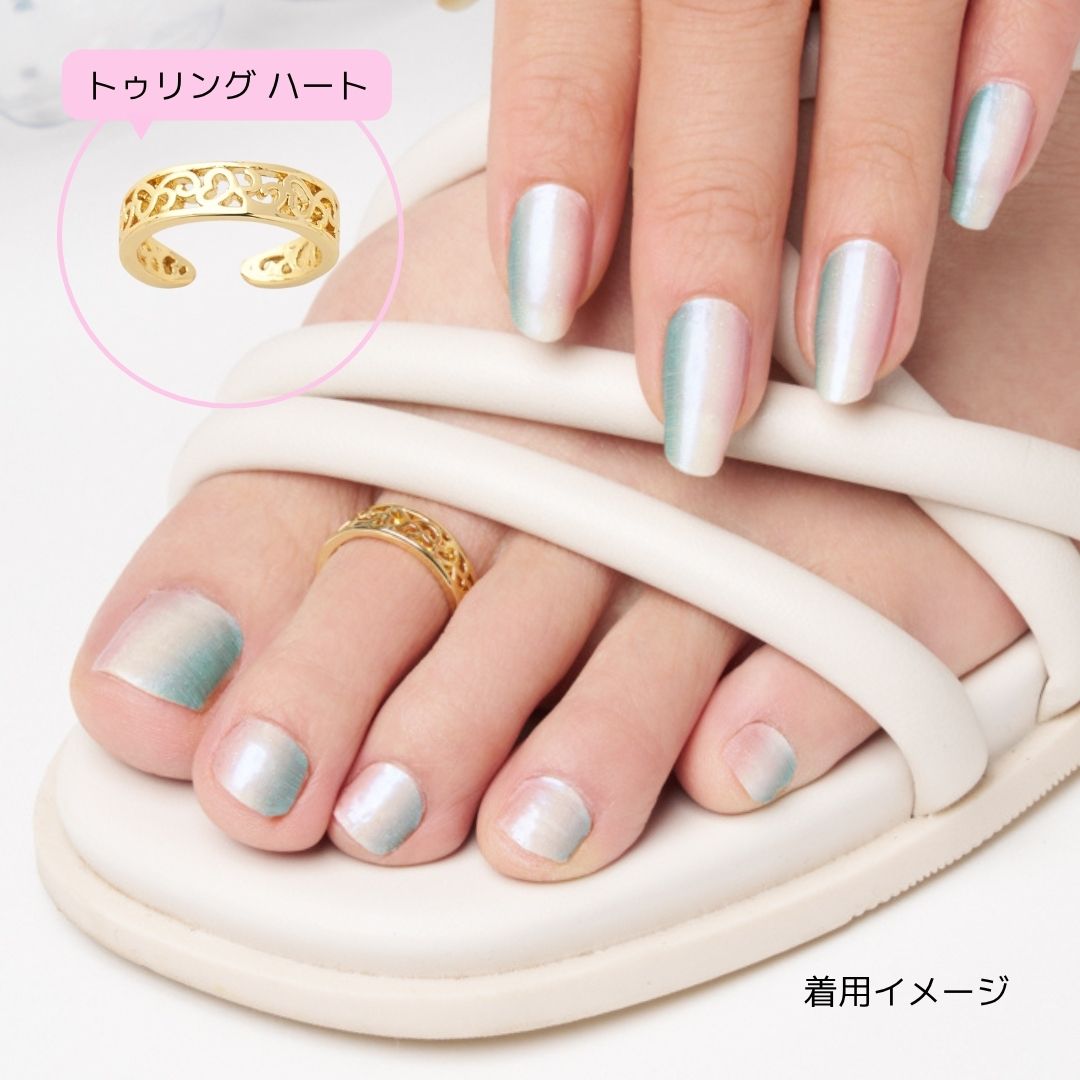 23%OFF!人気デザイン1種類をプレゼント!2025Summer☀ お得なスペシャルセット トゥリング「Heart」