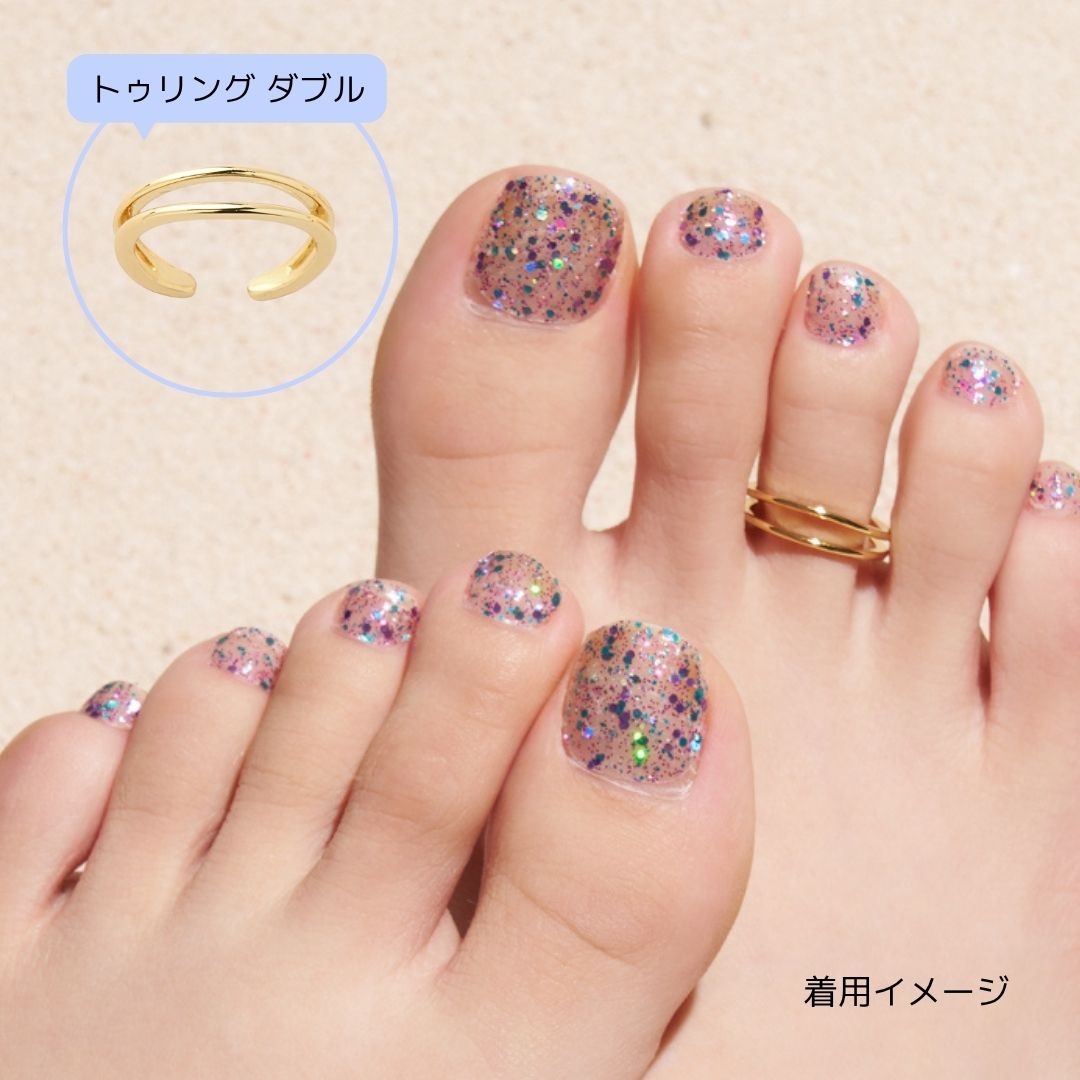 23%OFF!人気デザイン1種類をプレゼント!2025Summer☀ お得なスペシャルセット トゥリング「Double」
